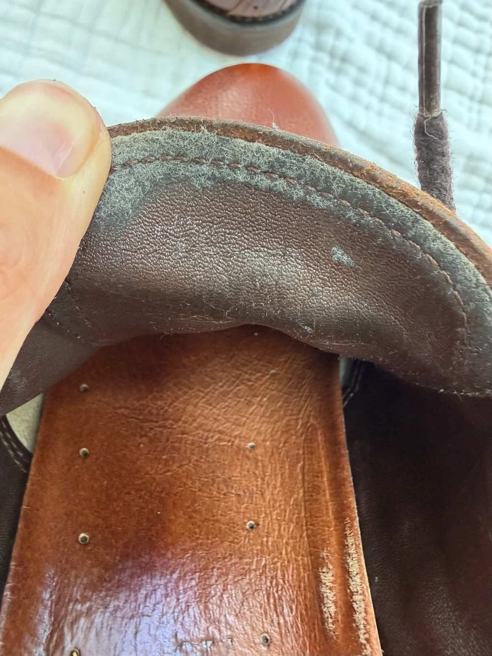 Vintage Dexter Made USA Men’s 9.5 Brown Leather Wingtip Oxford Dress Shoes